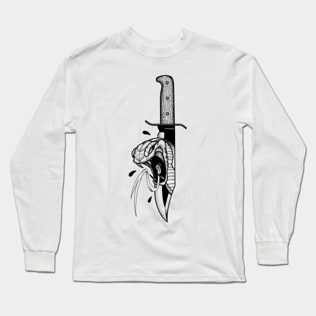 Venomous Long Sleeve T-Shirt by Hudds Tattoo Apparel